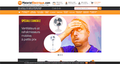 Desktop Screenshot of materielelectrique.com