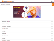 Tablet Screenshot of materielelectrique.com